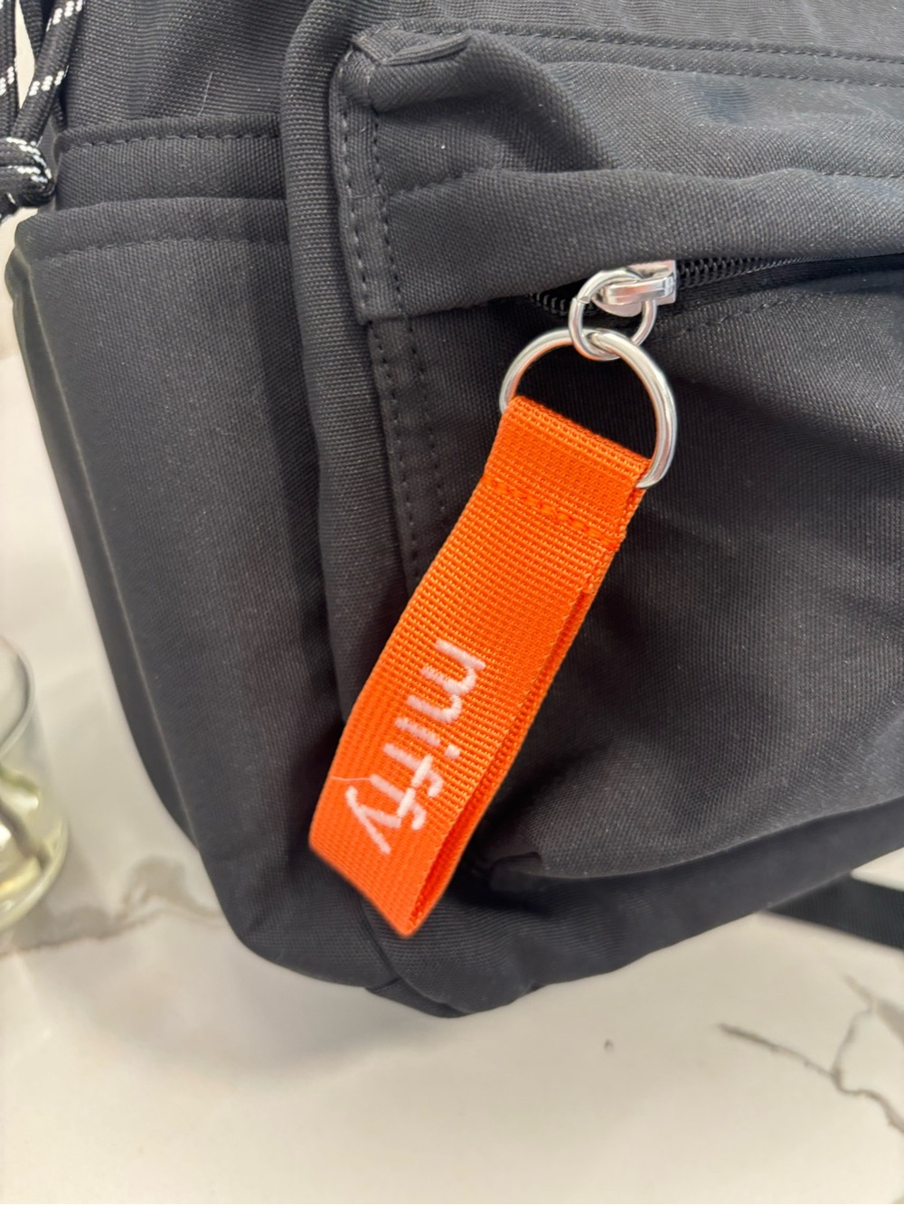 Miffy🐰🩶 Black Backpack with Orange Accent - Picture 5 of 7